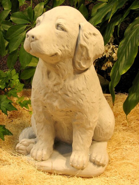 Retriever Puppy Dog Sculpture